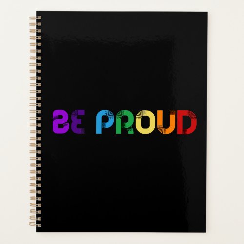 Be proud LGBT Gay pride Planner