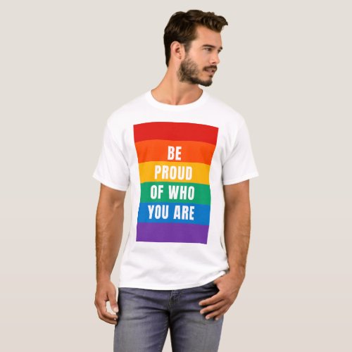 Be Proud LGBT T_Shirt