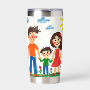 Be proud of your child artwork insulated tumbler
