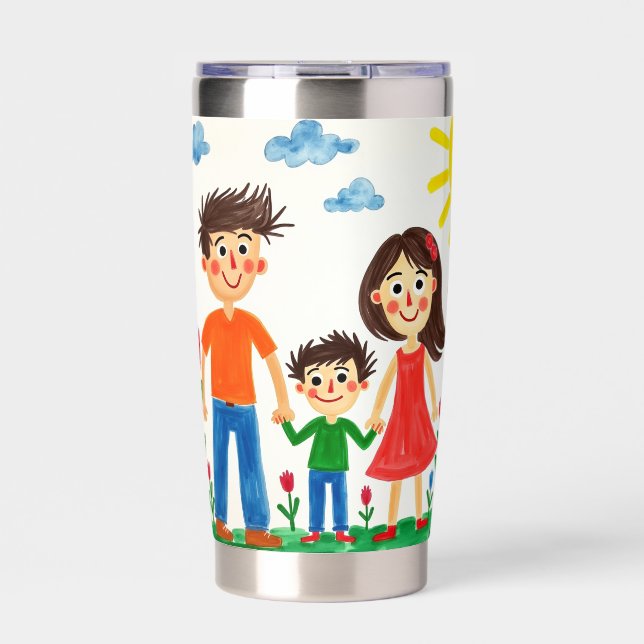 Be proud of your child artwork  insulated tumbler (Front)