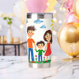 Be proud of your child artwork insulated tumbler