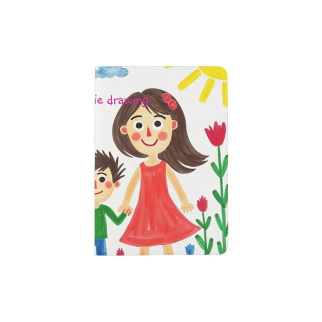 Be proud of your child artwork  passport holder (Front)