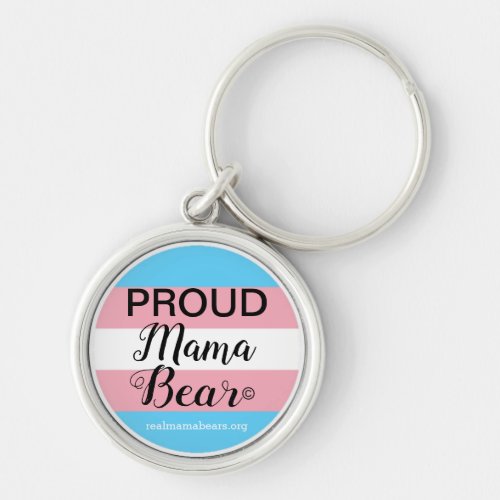 Be Proud Pink and Blue Keychain