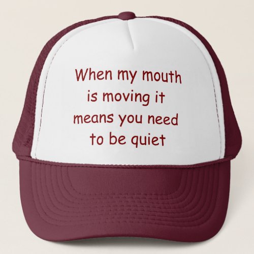 Be Quiet Lawyer Hat Judge Judy at her best Trucker Hat