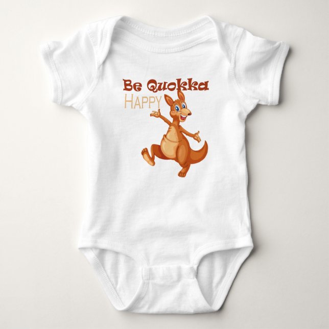 be quokka happy baby bodysuit (Front)