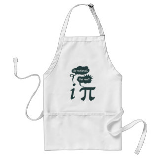 be rational! get real! adult apron