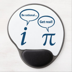 Be Rational Get Real Imaginary Math Pi Gel Mouse Pad