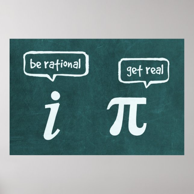 Be Rational! - Math Poster (Front)