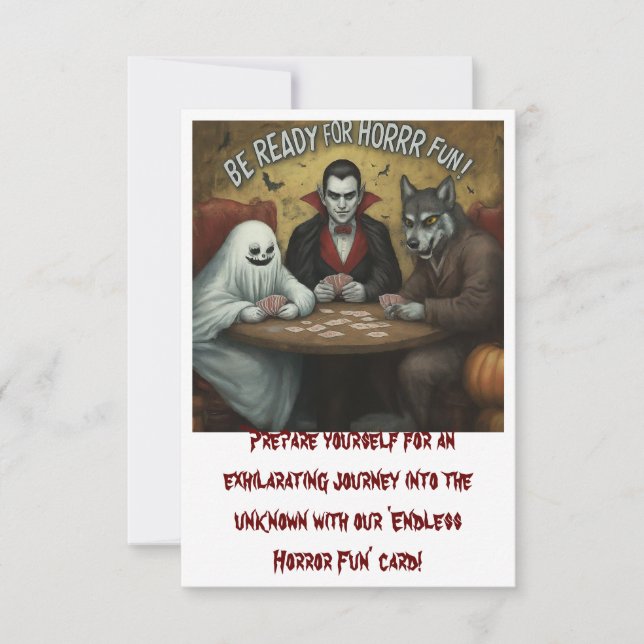 Be ready for Endless horror fun (Front)