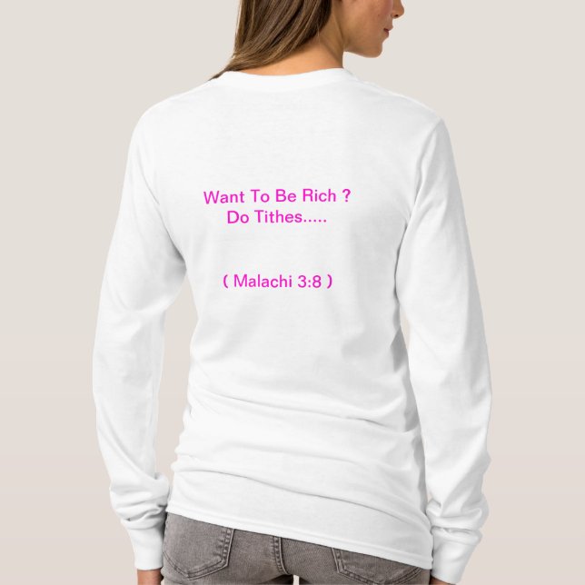 be rich t's T-Shirt (Back)