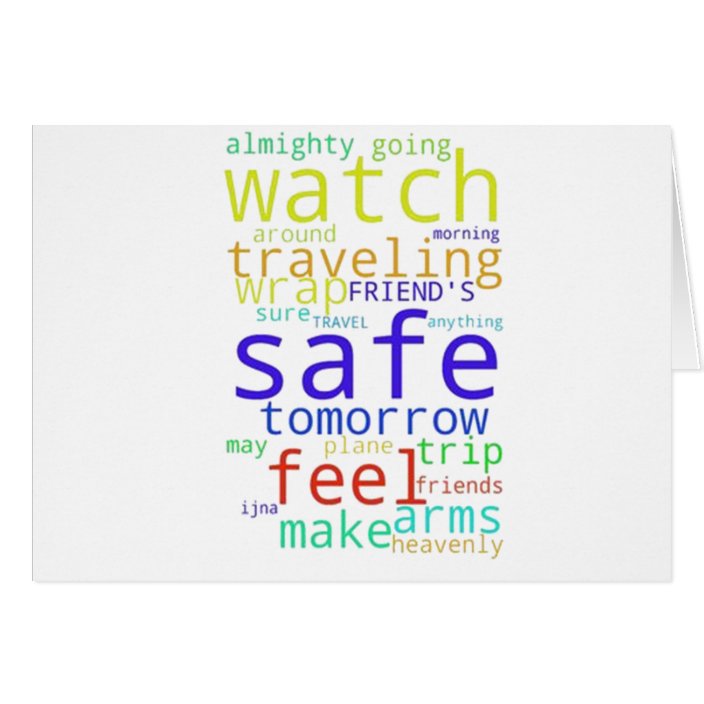 Be Safe Have Fun And Enjoy Your Trip Zazzle Com