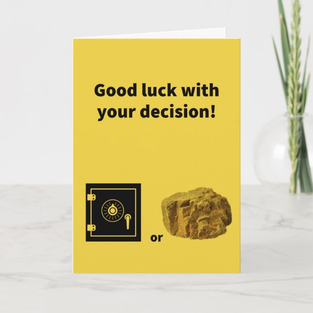 Be Safe or Be Boulder - Encouragement Card (Front)