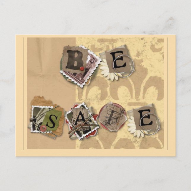 BE SAFE POSTCARD (Front)