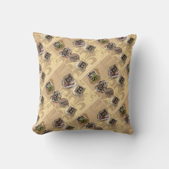 BE SAFE THROW PILLOW (Front)