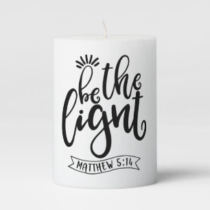 Be Salt And Light Pillar Candle