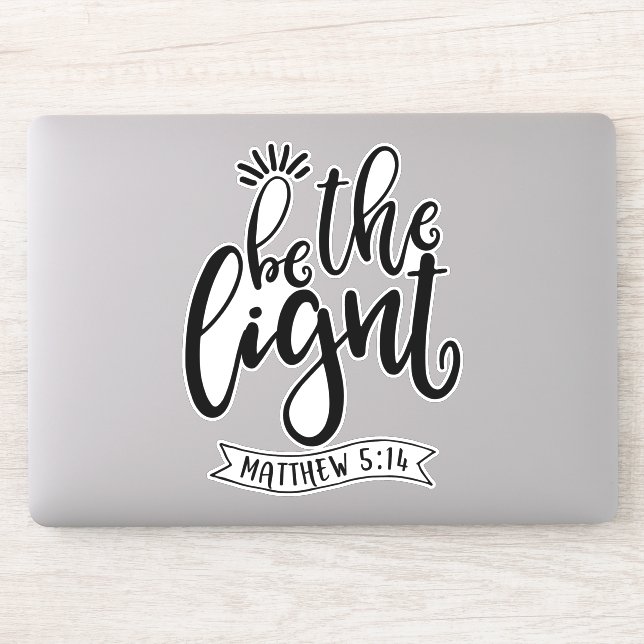 Be Salt And Light Sticker (Computer)