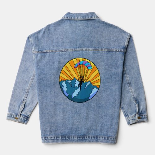 Be Scared And Do It Anyway  Women Pa Denim Jacket