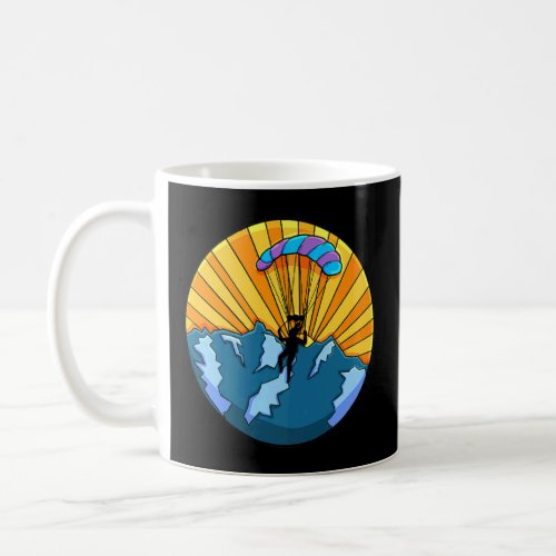 Be Scared And Do It Anyway  Women Paraglider Adven Coffee Mug