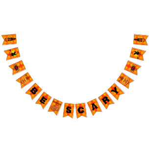 Be Scary Bunting Flags