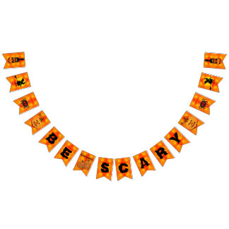 Be Scary Bunting Flags