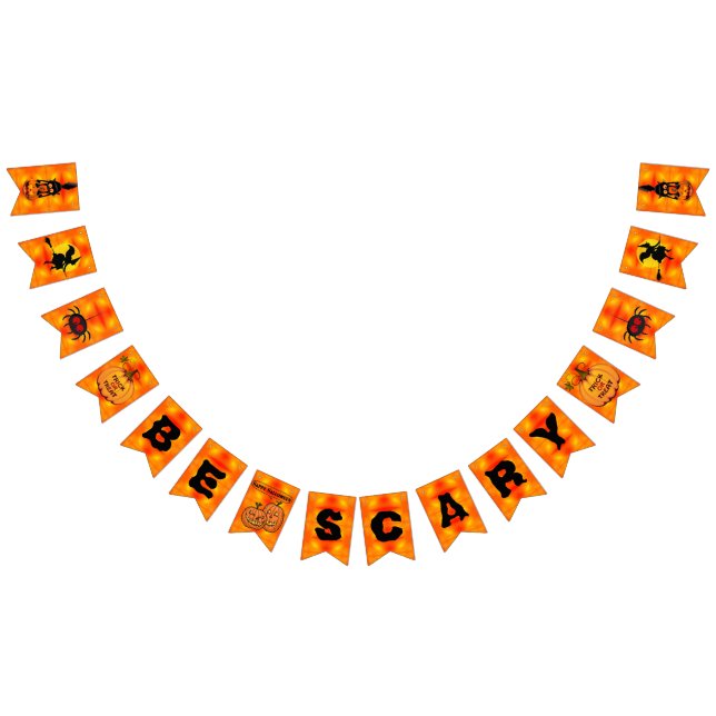 Be Scary Bunting Flags (All)
