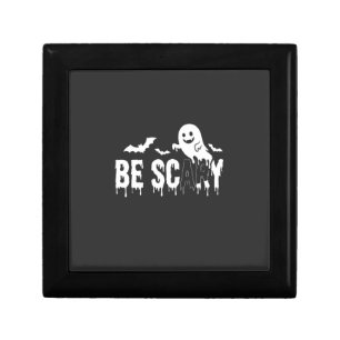Be Scary Halloween Ghost Bat Design_1 Gift Box