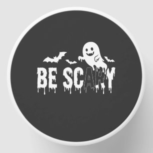 Be Scary Halloween Ghost Bat Design_1 Mini Candle Favors
