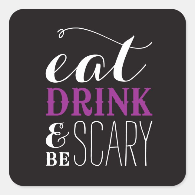 BE SCARY | HALLOWEEN STICKERS (Front)