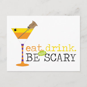 Be Scary Postcard