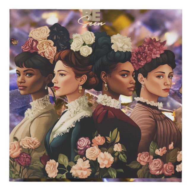 " Be Seen"  Faux Canvas Print (Front)