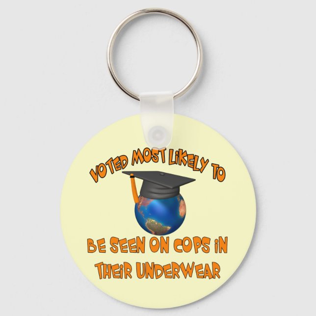 Be Seen On Cops Keychain (Front)