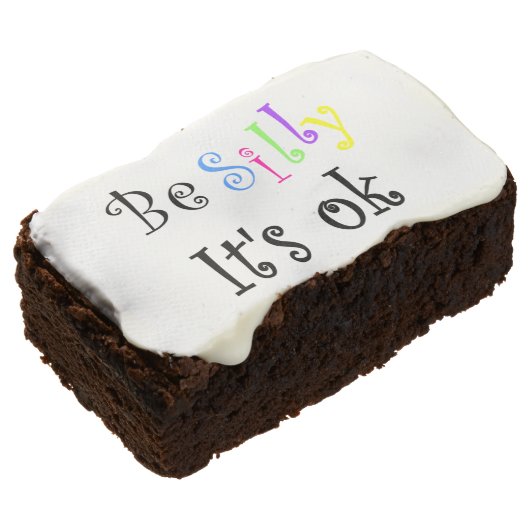 Be Silly It's Ok-brownies Chocolate Brownie (Angled)