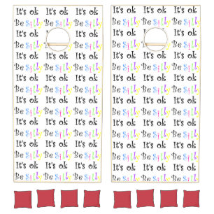 Be Silly It's Ok-cornhole set