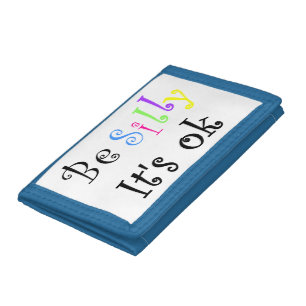 Be Silly It's Ok-wallet Tri-fold Wallet