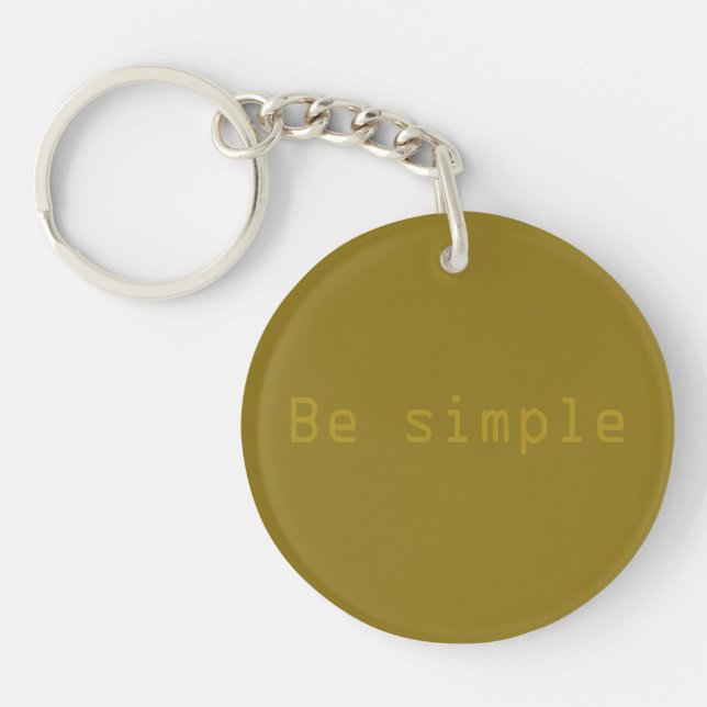 Be simple keychain (Front)
