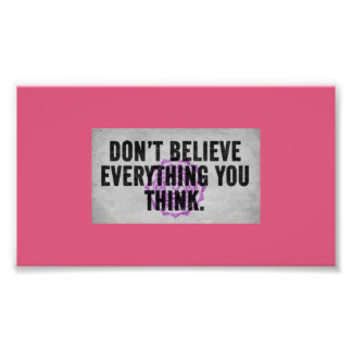 Be Skeptical Photo Print