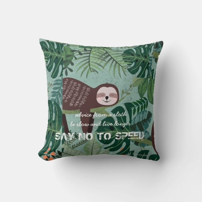 Be slow decorative cushion (Front)