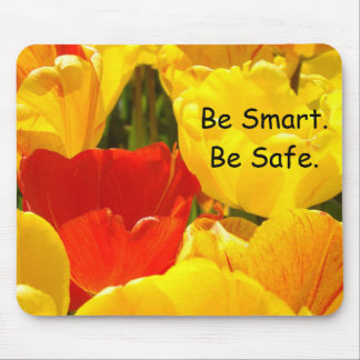 Be Smart. Be Safe. mousepad Schools kids Teachers