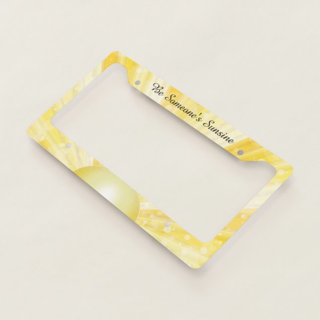 Be Someone's Sunshine - Sunshine Burst | License Plate Frame (3/4)