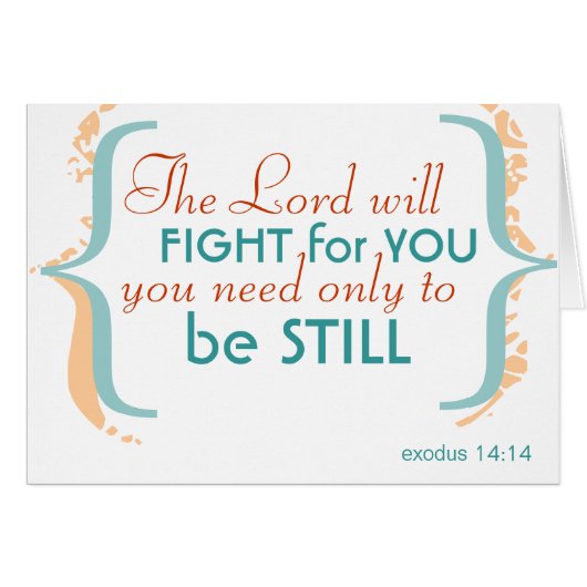 Be Still (Front Horizontal)