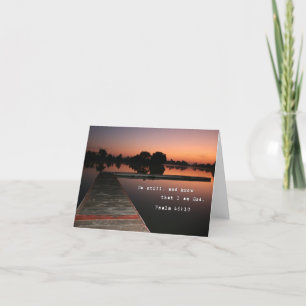 Be Still and Know. 5x7 Card