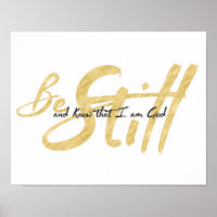Be Still and Know Art Print