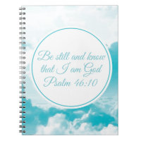 Be Still and Know Beautiful Christian Bible Verse