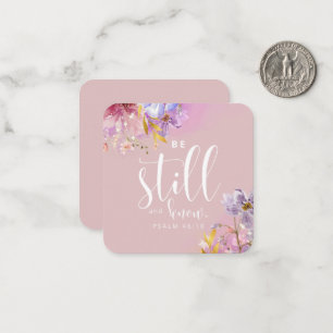 Be Still And Know - Bible Verse Note Card