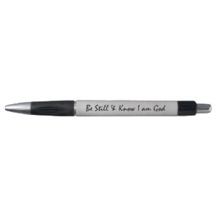 Be Still and Know Bible Verse Pen
