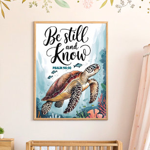 Be Still and Know Christian Nursery Wall Art