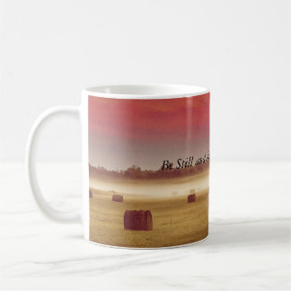 be still and know coffee mug