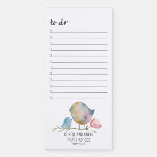 Be still and know notepad. Great gift! Magnetic Notepad