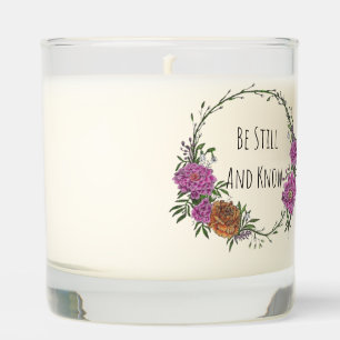 Be Still and Know Peony Scented Candle
