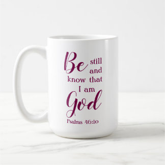 Be Still And Know | Personalized Christian Gift Coffee Mug